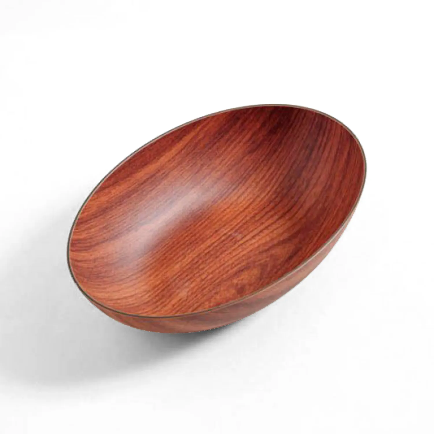 Bowl Simil Madera Nogal 30x21cm