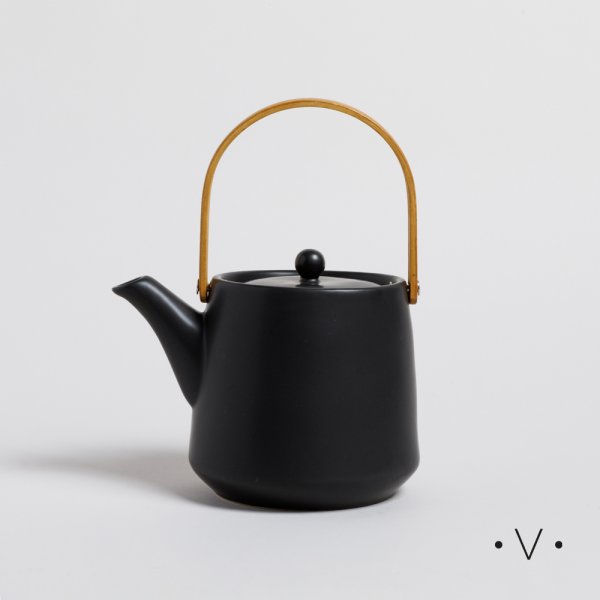 Tetera De Ceramica Kosoan Alta 1000ml