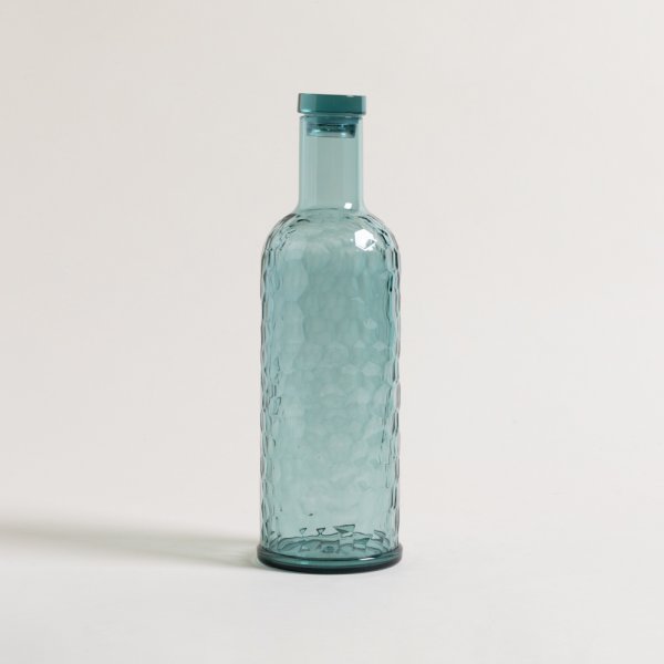 Botella De Acrilico Con Relieve 1000ml