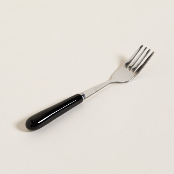 Tenedor De Acero Y Mango De Ceramica 14.5cm