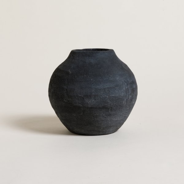 Tinaja Giza Black 20.5x19cm