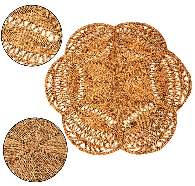 Alfombra Redonda Seagrass 150cm