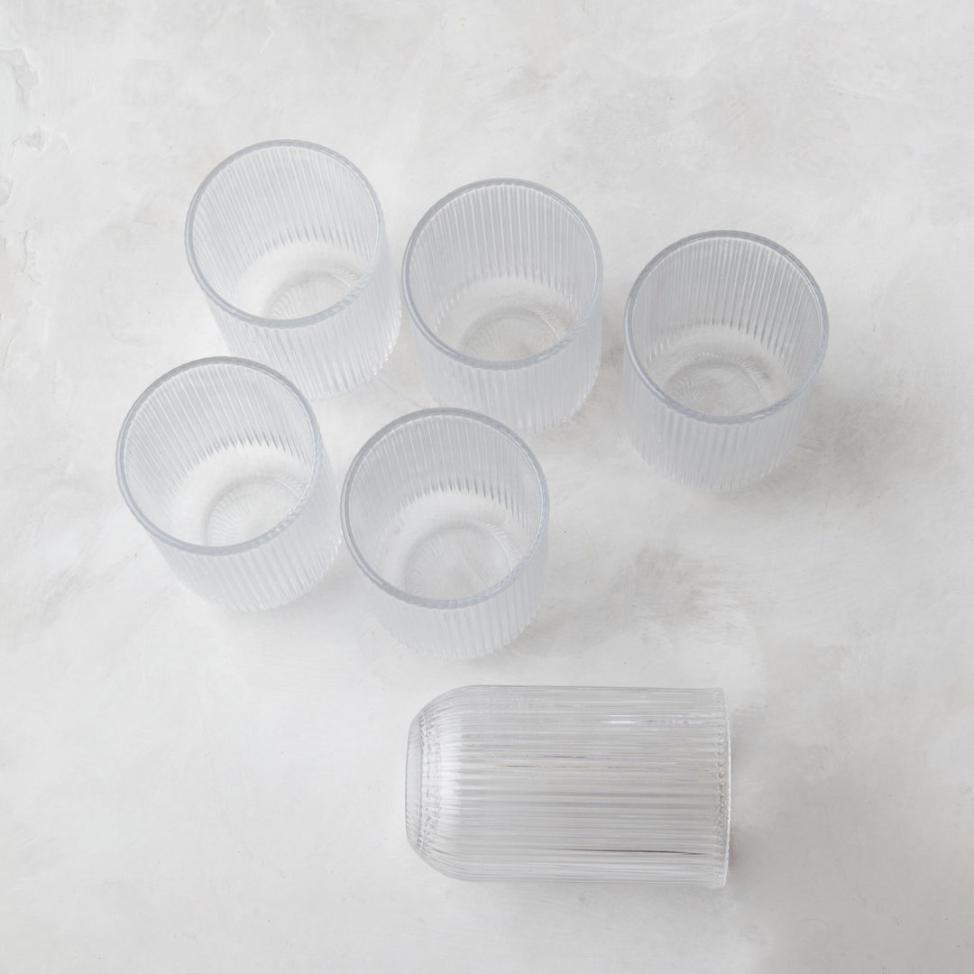 Vaso De Vidrio Alto Mykonos Clear 440ml