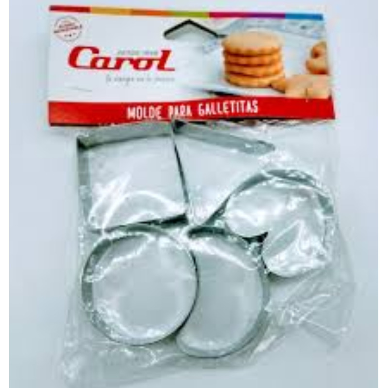 Molde Para Galletitas Formas X 5