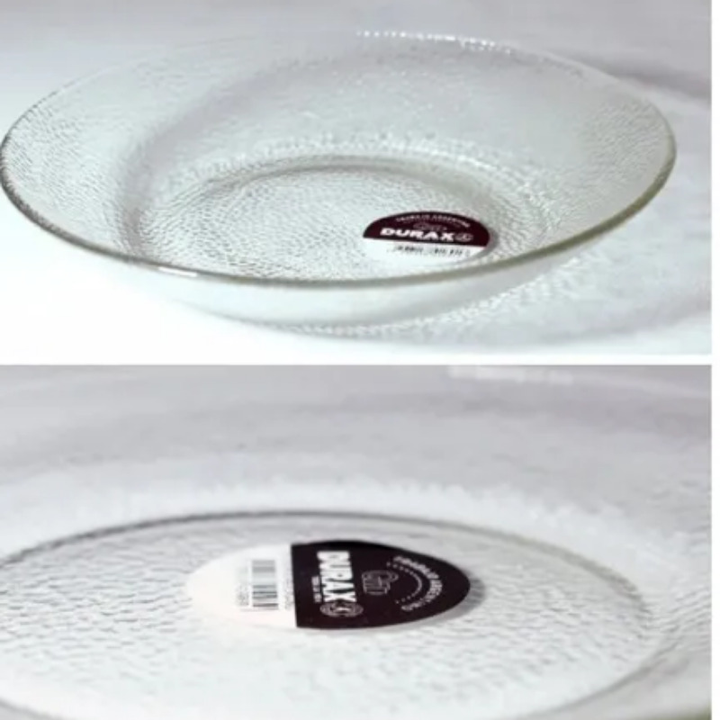 Plato De Vidrio Hondo Forjado X 6