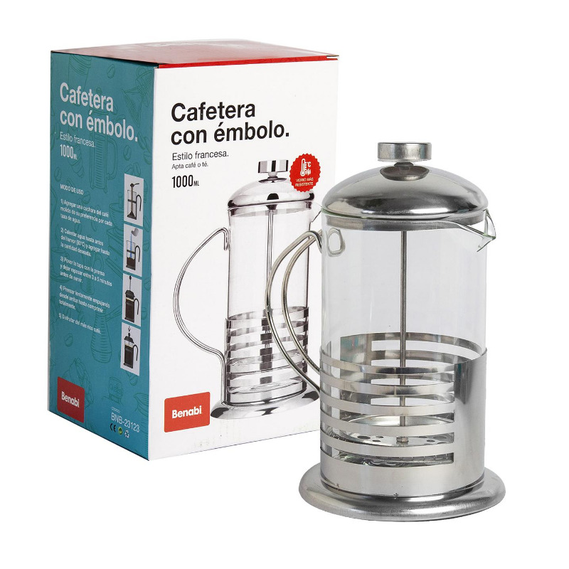 Cafetera Con Embolo 1litro