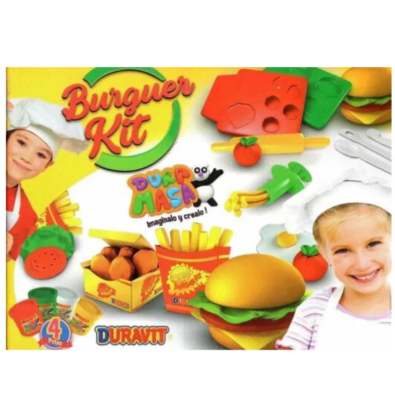 Juego De Masa Burguer Kit