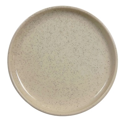 Plato Postre Fenikk Natural Brillante Jaspeado 