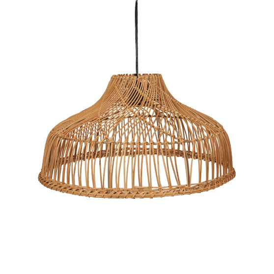 Lampara De Rattan 45x23cm