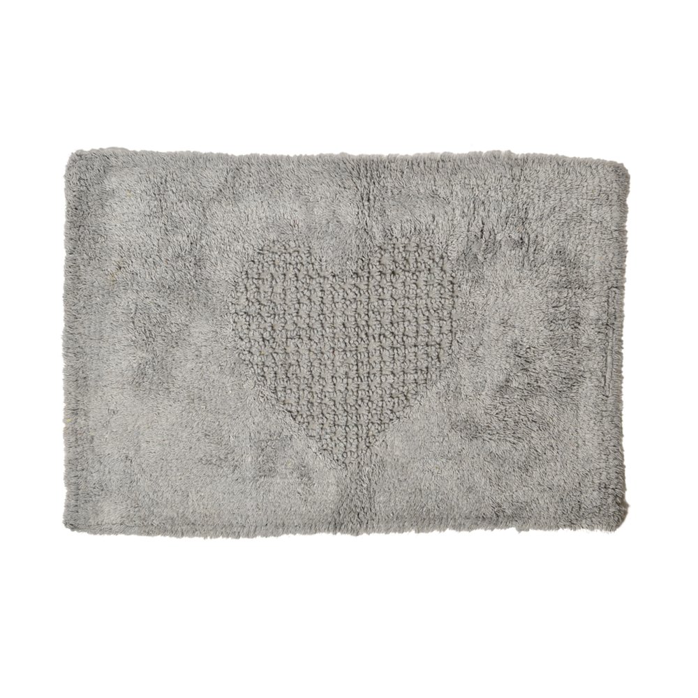 Alfombra De Baño Corazón 40x60cm