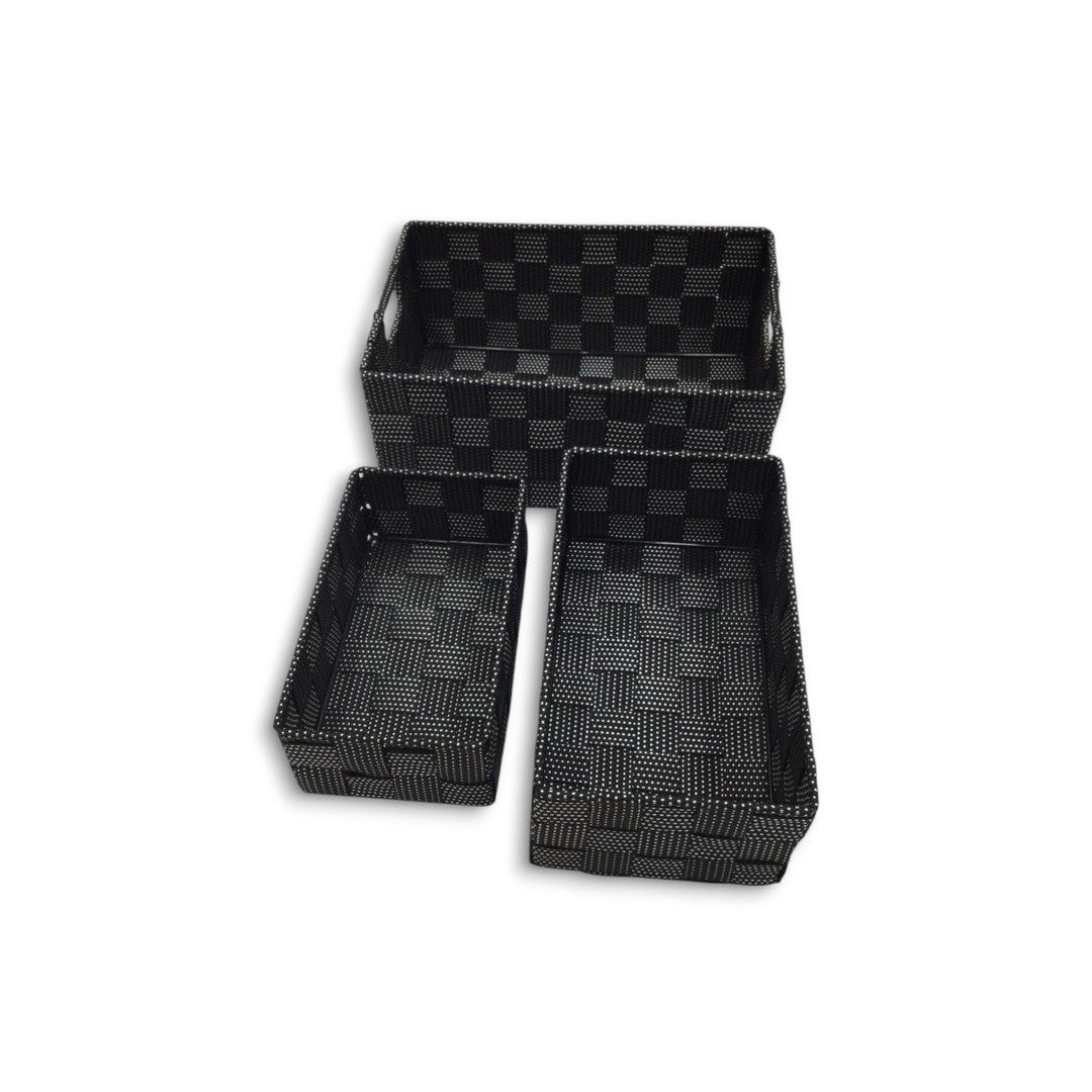 Canasto Rectangular Rafia 26x17x11cm