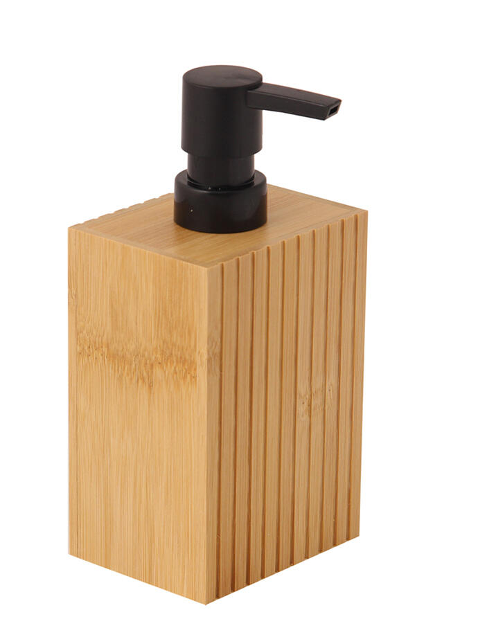 Dispenser De Bamboo 8,5x6,5x17,5 Cm