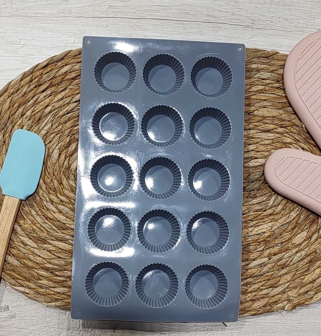 Molde De Silicona Mini Tarta/bombones X15
