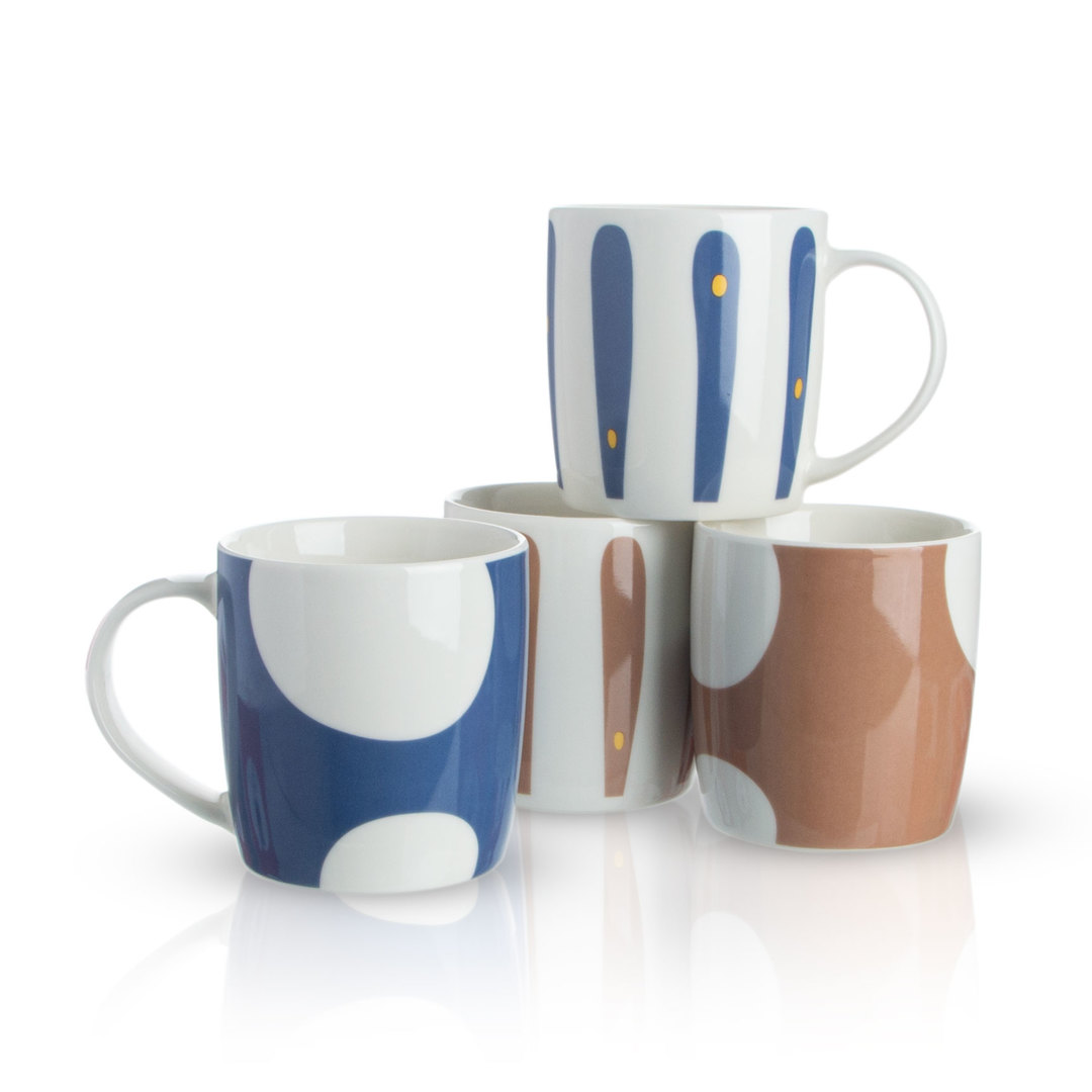 Taza 350ml Rayas Surtidas