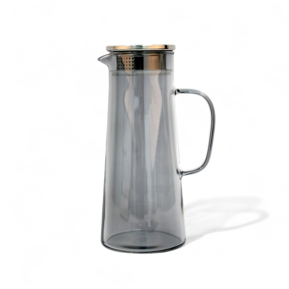 Jarra De Vidrio Conica Gris 1,4lt