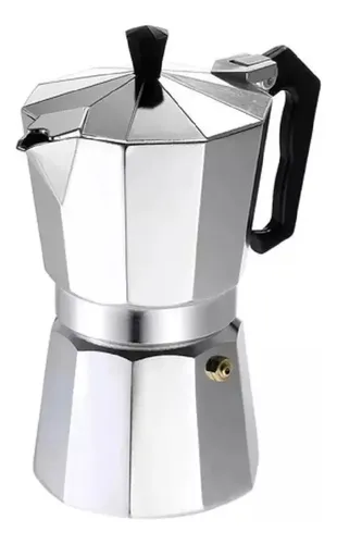 Cafetera Italiana 12 Tazas 600ml Acero 