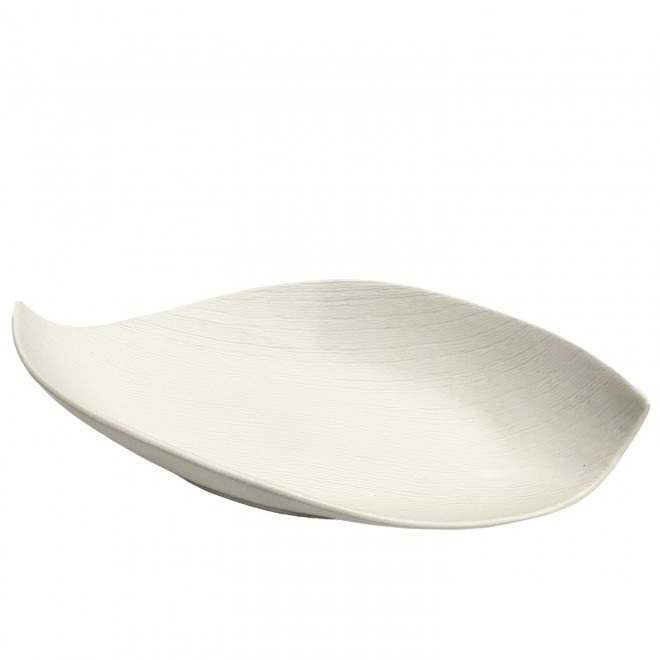 Centro De Mesa De Ceramica Abstacto 41x20cm