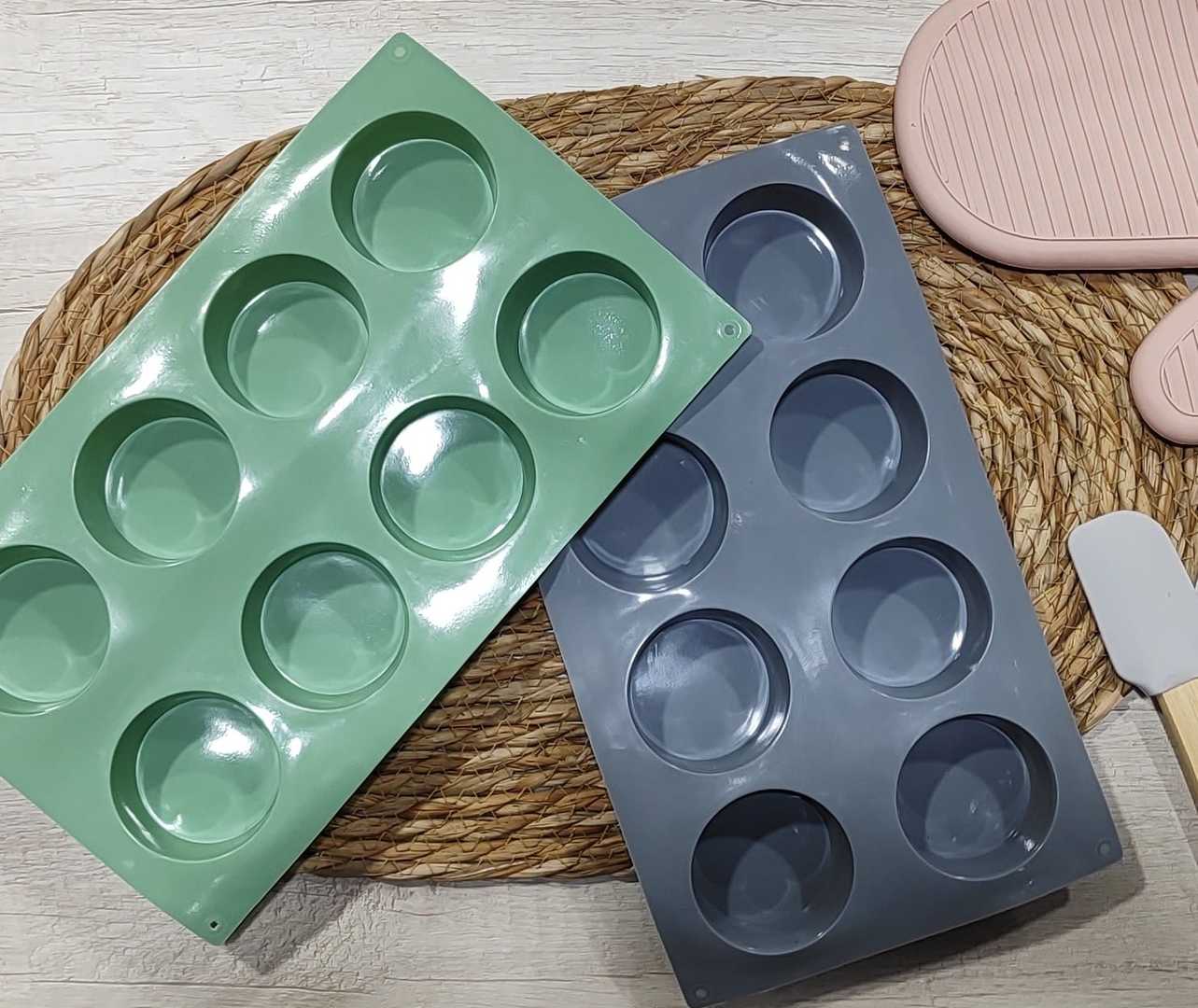 Molde De Silicona Para Cupcake X8