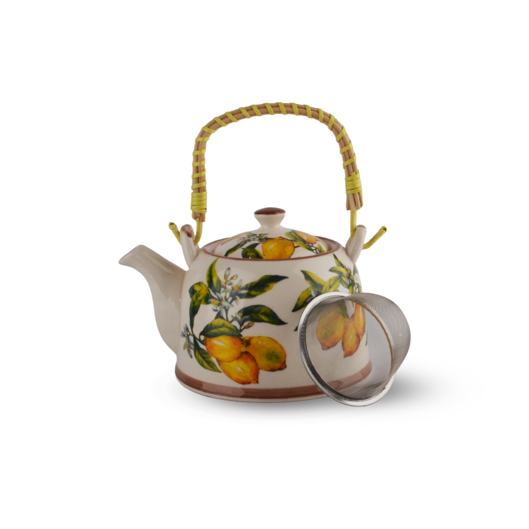 Tetera De Ceramica Con Limones 900ml