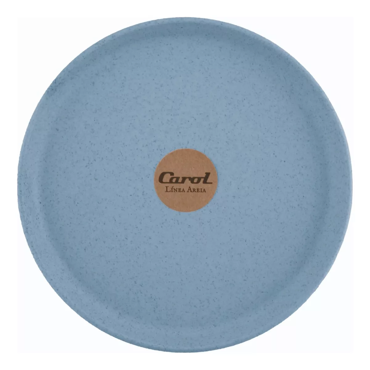 Plato Playo 25cm Carol Linea Areia Plastico