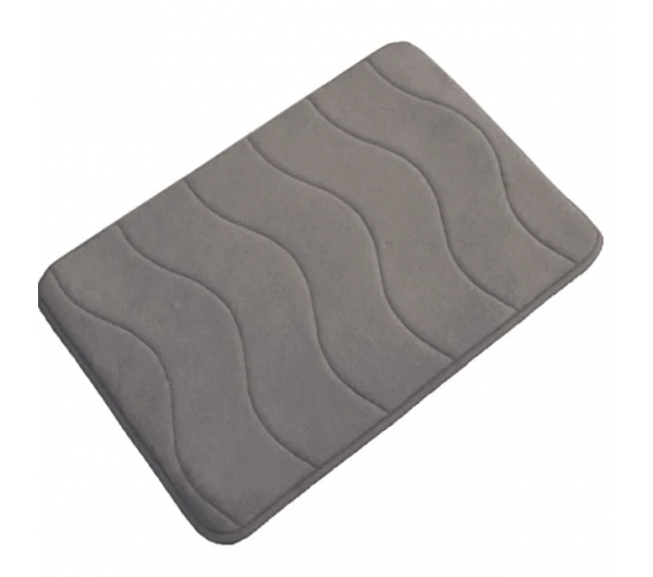 Alfombra De Baño Antideslizante Ondas 60x40cm