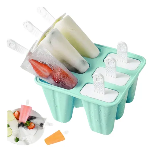 Molde De Silicona Para Helado X6