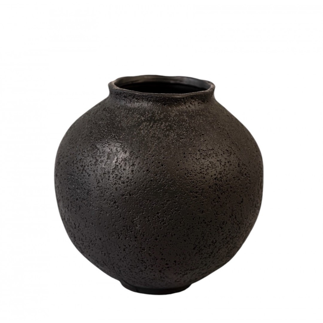 Jarron Terracota Negro 30x40cm