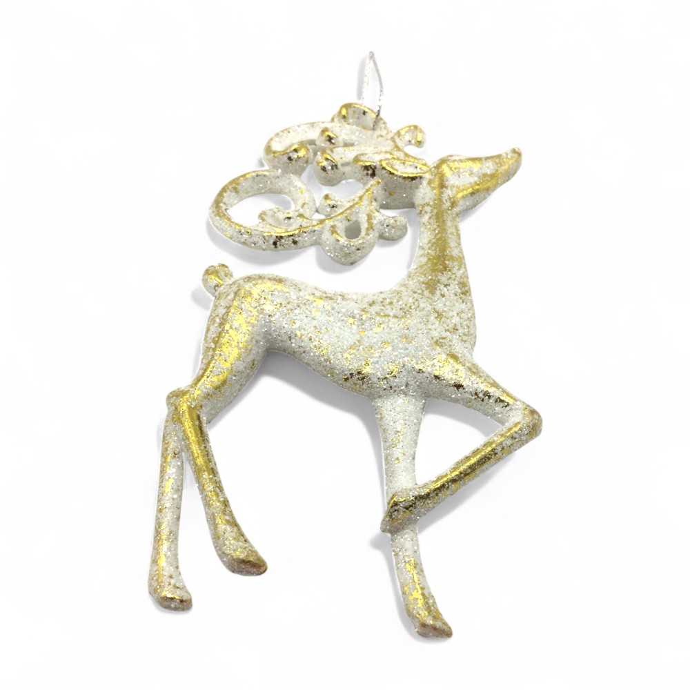 Ciervo Colgante Dorado Platinado