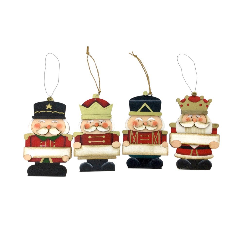 Adorno Colgante De Madera 7x12cm