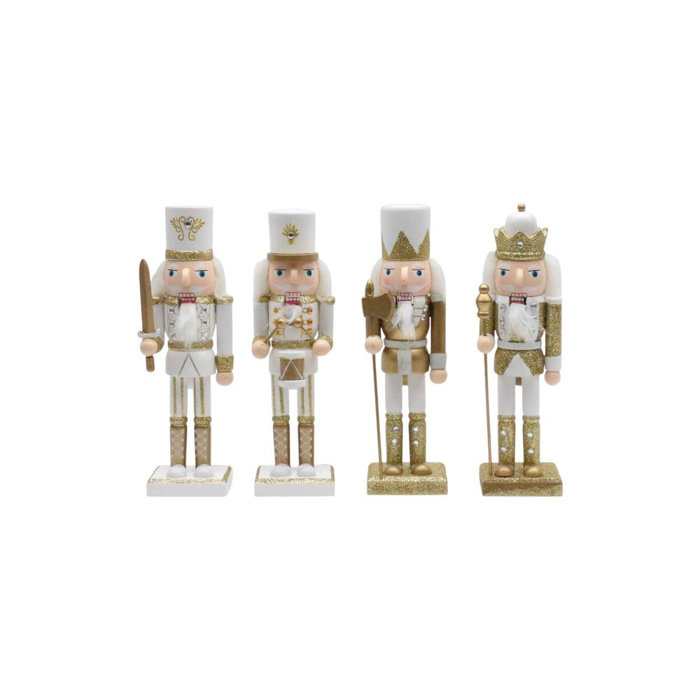 Cascanuez Blanco Dorado 25cm