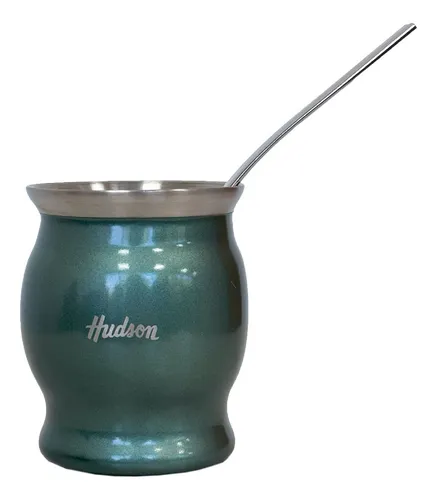 Mate Acero Copa Con Bombilla Hudson  