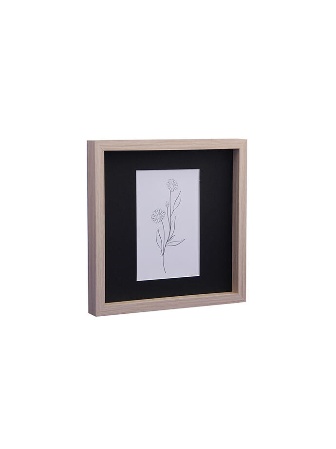 Portarretrato De Madera Box 20x20cm