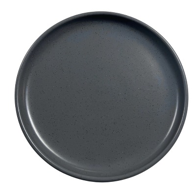 Plato Postre Fenikk Gris Jaspeado 