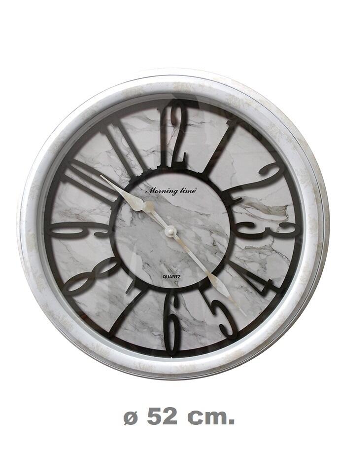 Reloj De Pared Black And White 52 Cm
