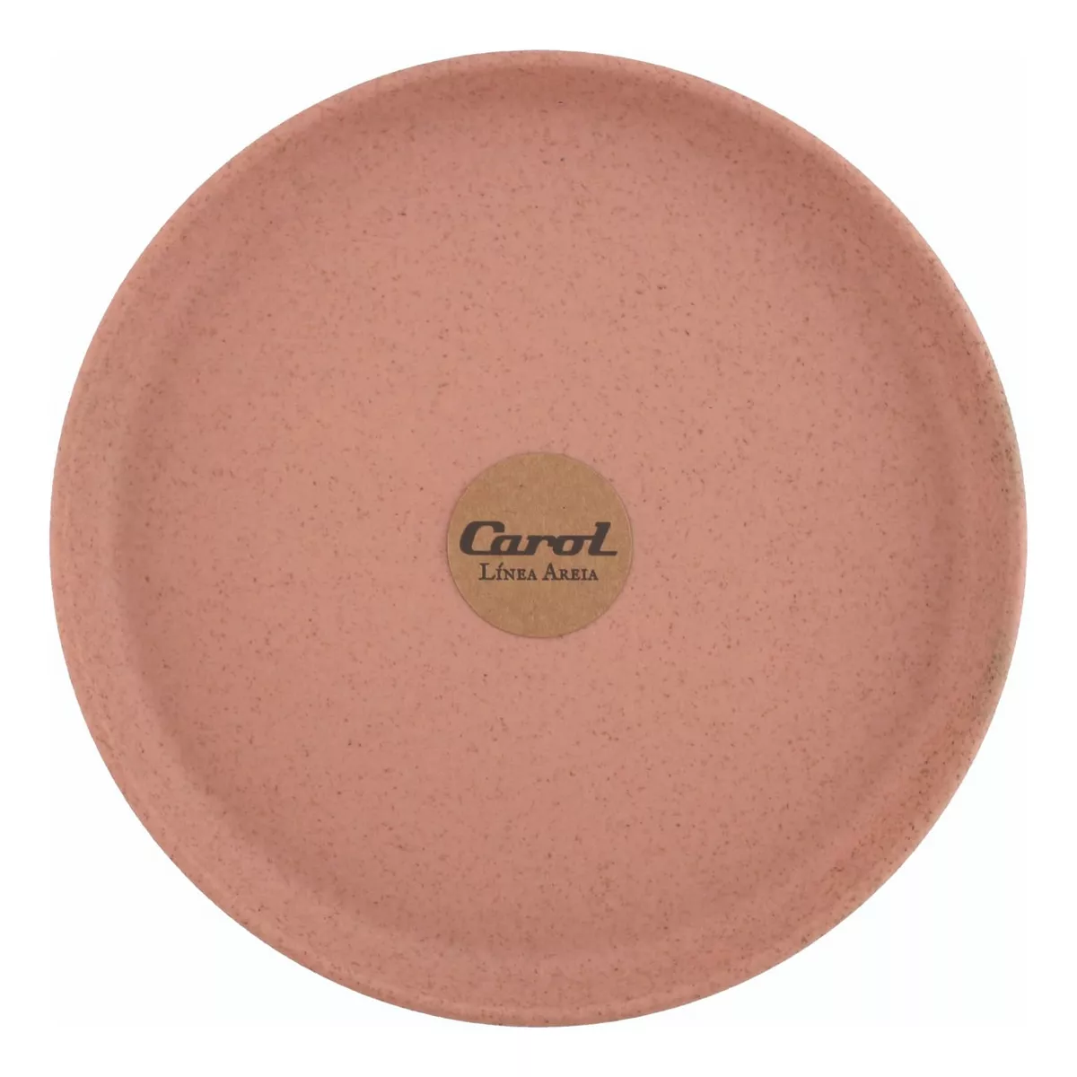 Plato Postre 21cm Plastico Carol Linea Areia