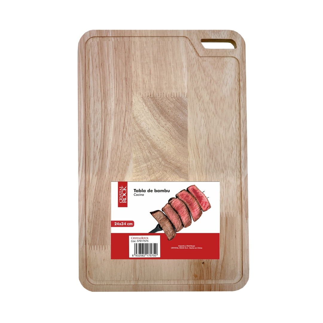 Tabla De Madera Rectangular 24x34cm 