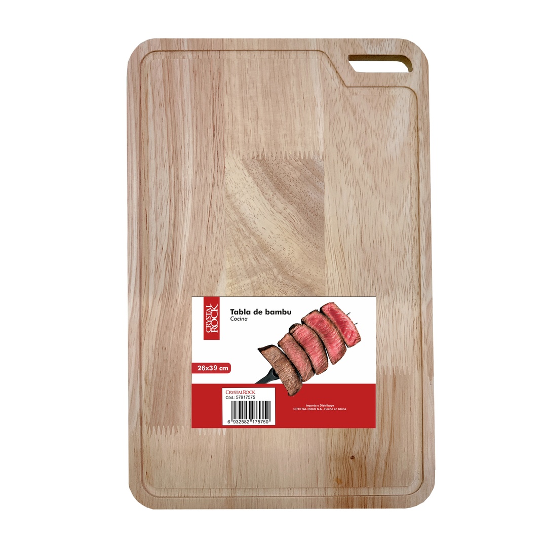 Tabla De Madera Rectangular 26x39cm 