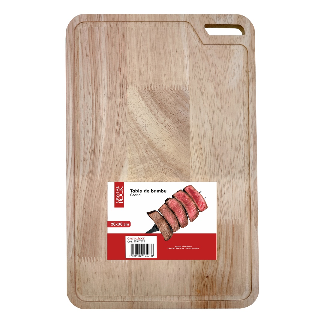 Tabla De Madera Rectangular 28x38cm 