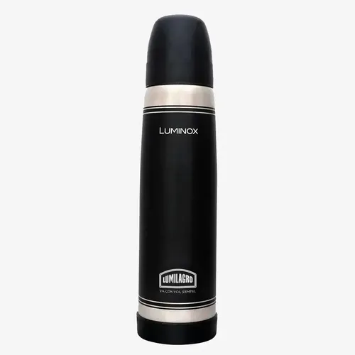 Termo De Acero Luminox Negro 1l