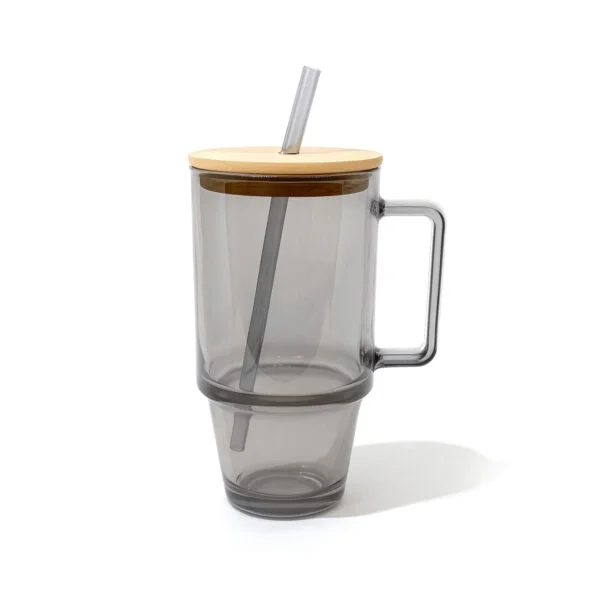 Vaso Quencher Vidrio Black Liso 