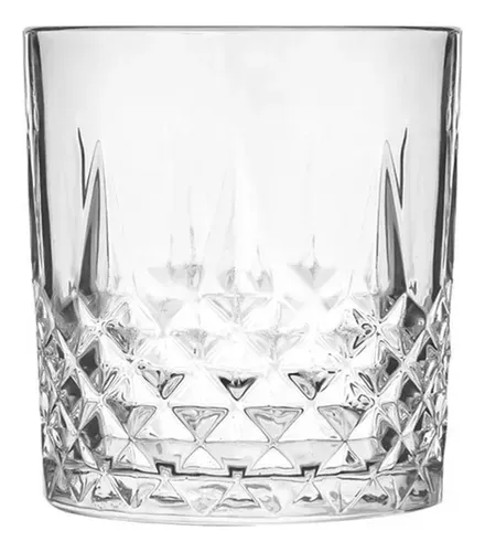 Vaso  De Vidrio Whisky Labrado Oslo  340cc