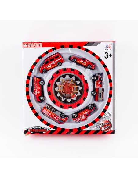 Set Vehículos De Policía X6