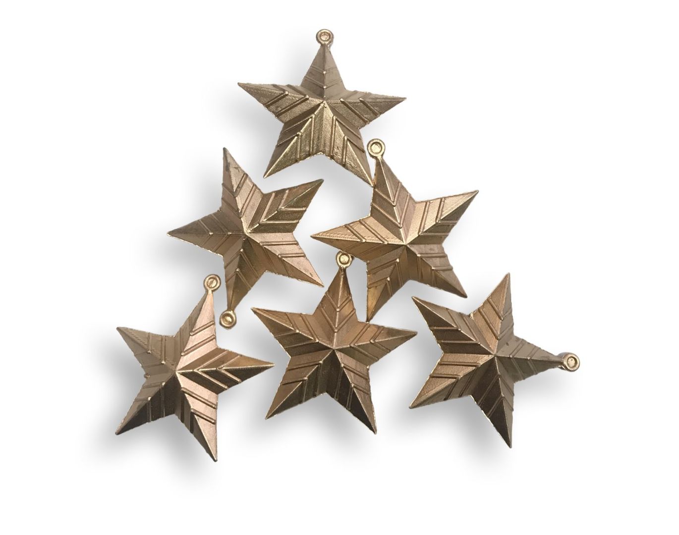Set De 6 Estrellas Plasticas