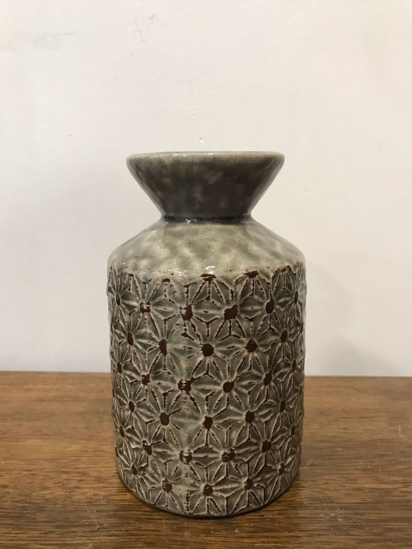 Florero De Ceramica Estrella 17cm