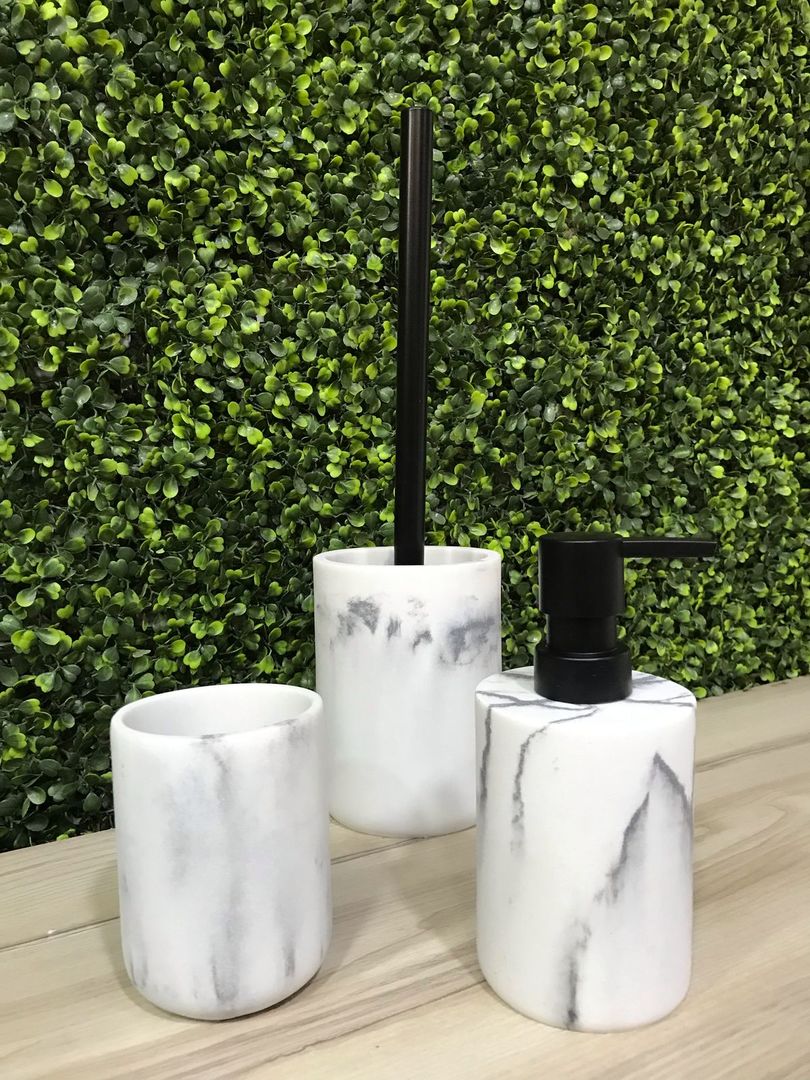 Set De Baño Simil Marmol