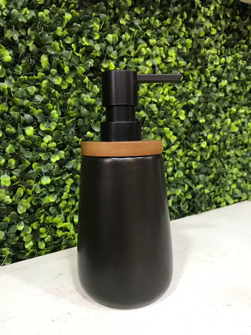 Dispenser De Ceramica Y Madera