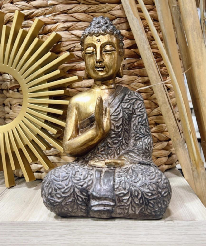 Buda Simil Madera 17x8x23cm