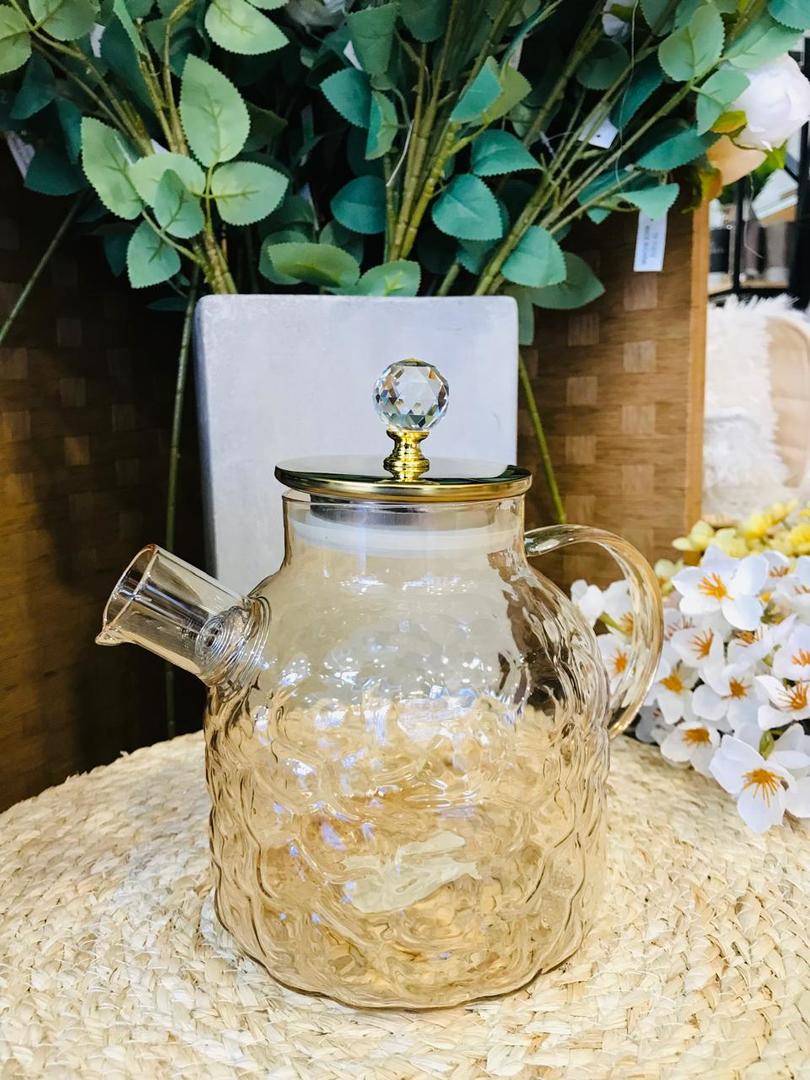 Jarra De Vidrio Ambar Con Filtro 1.5l