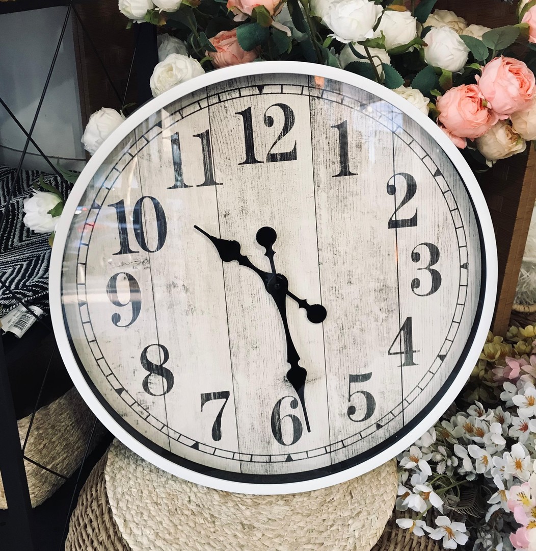 Reloj De Pared 50cm Rustico