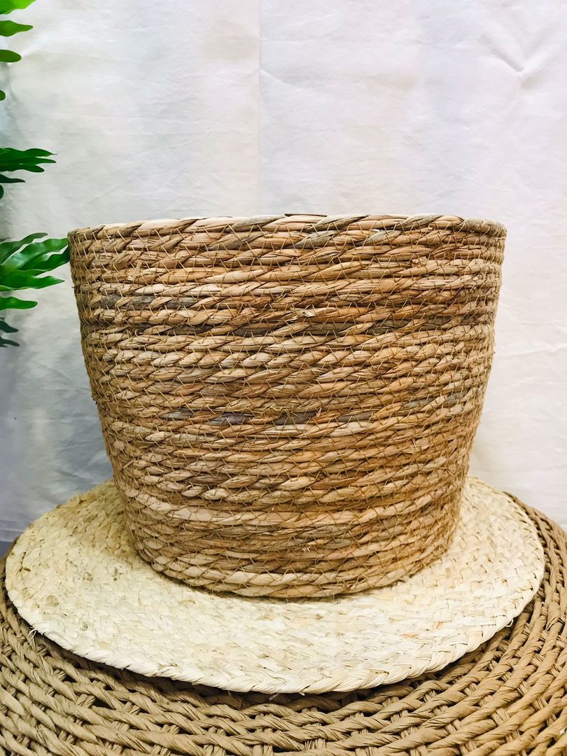 Cesta Redonda De Yute 27cm